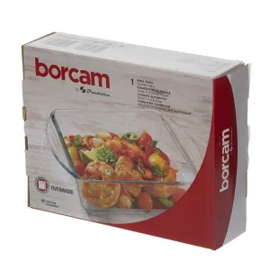Форма для запекания BORCAM квадратная 210*165 мм 1040 мл б/крышки в коробке