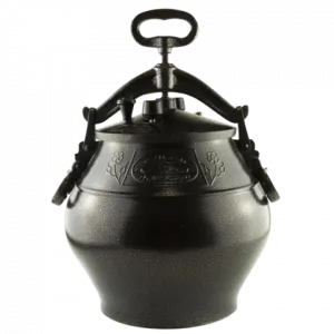 Казан - скороварка 12 л Афганский с ручками , черный SB (в кор.) H109
