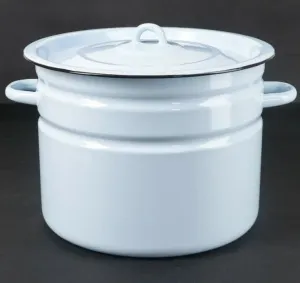 Кастрюля 11,5 л (цилин., серо-голубая)