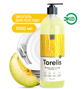 Средство для мытья посуды экогель 1 л «Torelis» Дыня/ Свежая зелень