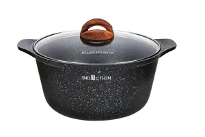 Кастрюля 3 л АП "Granit Ultra Induction" (Original) со стекл. крышкой, индукция кгои32а