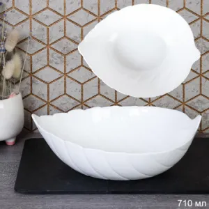 Салатник 710 мл 20,3 см "Лист" FLSHYW80 (WHITE) 742263, 742263, 734982
