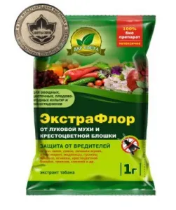 Удобрения ЭкстраФлор №5 от луковой мухи и крестоцветной блошки 1 г (200 шт) ЕвС
