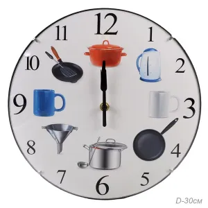Часы настенные 30 см круглые 698431,698430  АКЦИЯ ///
