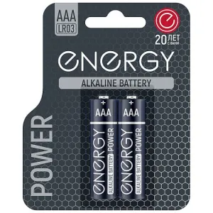 Набор батареек 2 шт алкалиновых Energy Power LR03/2B (AAA)