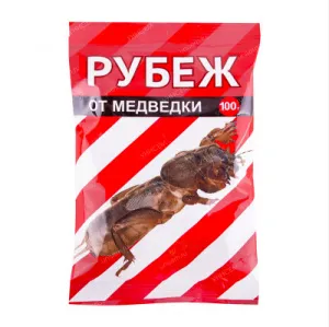 Удобрение инсектицид Рубеж от медведки 100 г