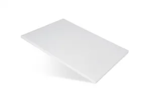 Доска разделочная 40*30*1,2 см белая пластик 