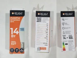 Лампа диодная свеча С37 14Вт E27 6500К 1400Лм Relight RL3727-1465
