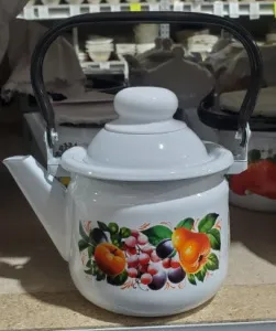 Чайник 1 л, декор "Фрукты"