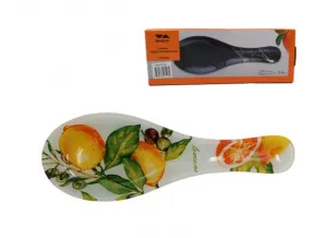 Ложка подстановочная 23см стекло цвет МИКС CC038L/ JJ-097/GG081/ FF-156/BB080L/Y045/Q056 