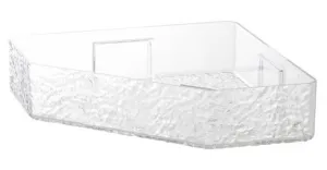 Полка подвесная угловая ICE, 23*23*5,2 см