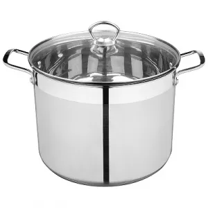 Кастрюля 12,9 л из нжс, со стекл. крышкой CULINARIA