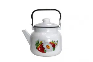 Чайник 3,5 л, декор "Клубничная поляна"