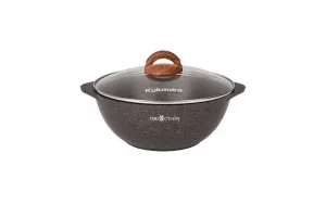 Казан 3,5 л со стеклянной крышкой, АП линия "Granit Ultra Induction" (original), индукция