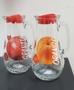 Кувшин 1,5 л с крышкой МИКС