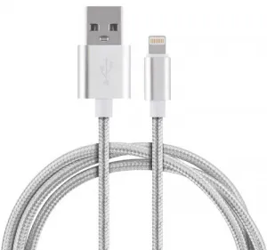 Кабель Energy ET-01 USB/Lightning, цвет - серебро