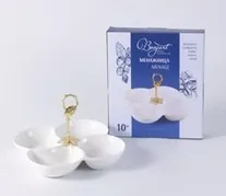 Менажница 10" 4 секции